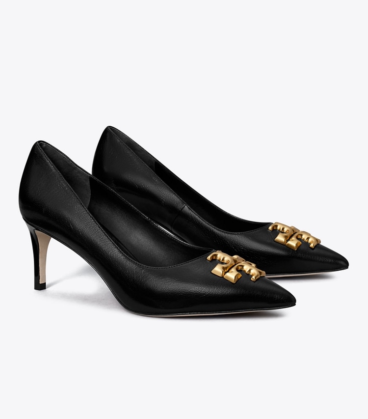 TORY BURCH ELEANOR PUMP - Perfect Black / Gold - Click Image to Close