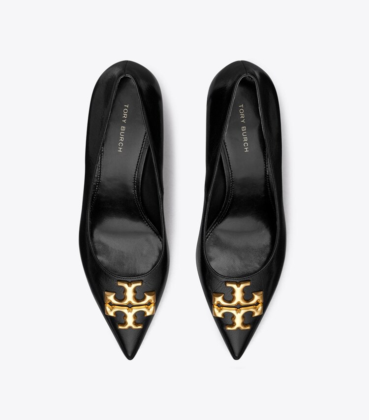 TORY BURCH ELEANOR PUMP - Perfect Black / Gold - Click Image to Close