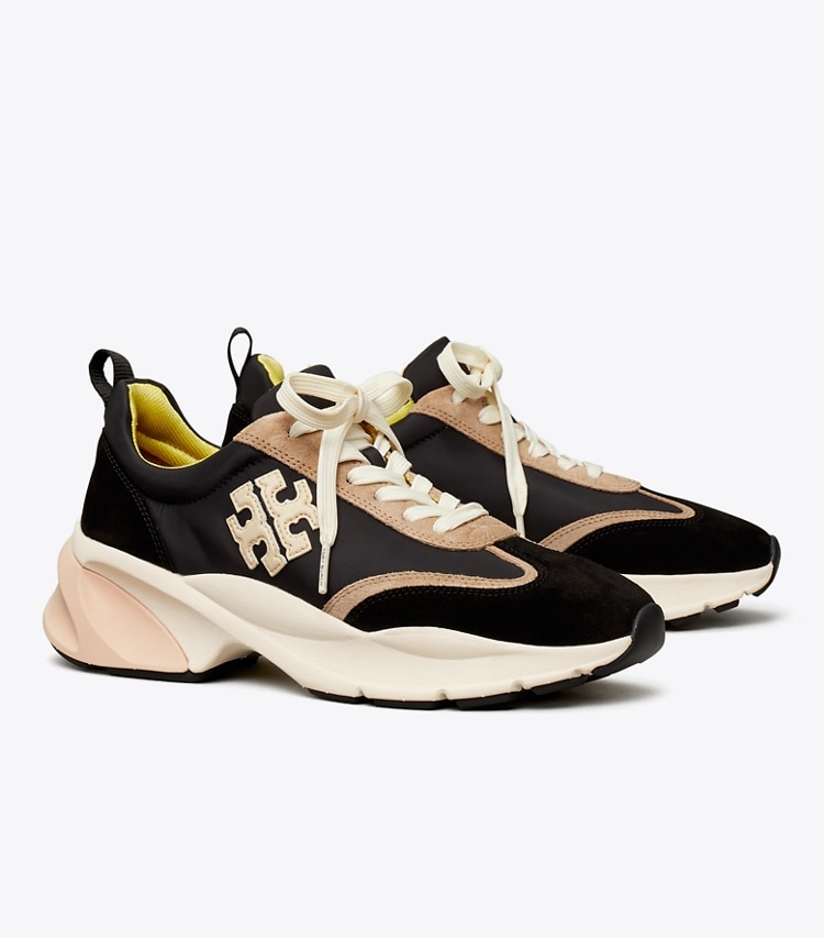 TORY BURCH GOOD LUCK TRAINER - Black / Cream