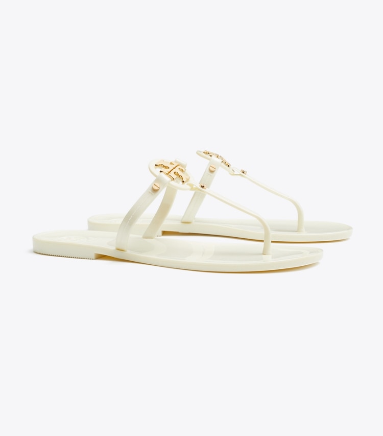 TORY BURCH MINI MILLER JELLY SANDAL - Ivory