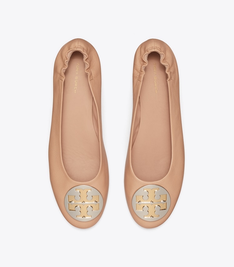 TORY BURCH CLAIRE BALLET - Light Sand - Click Image to Close