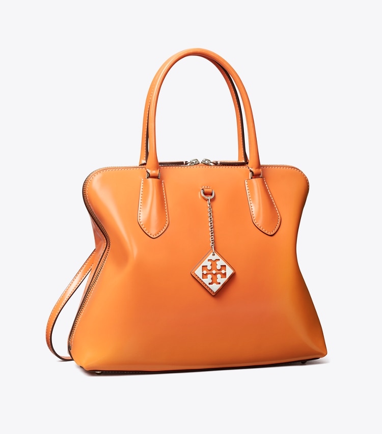 TORY BURCH SWING SATCHEL - Carrot