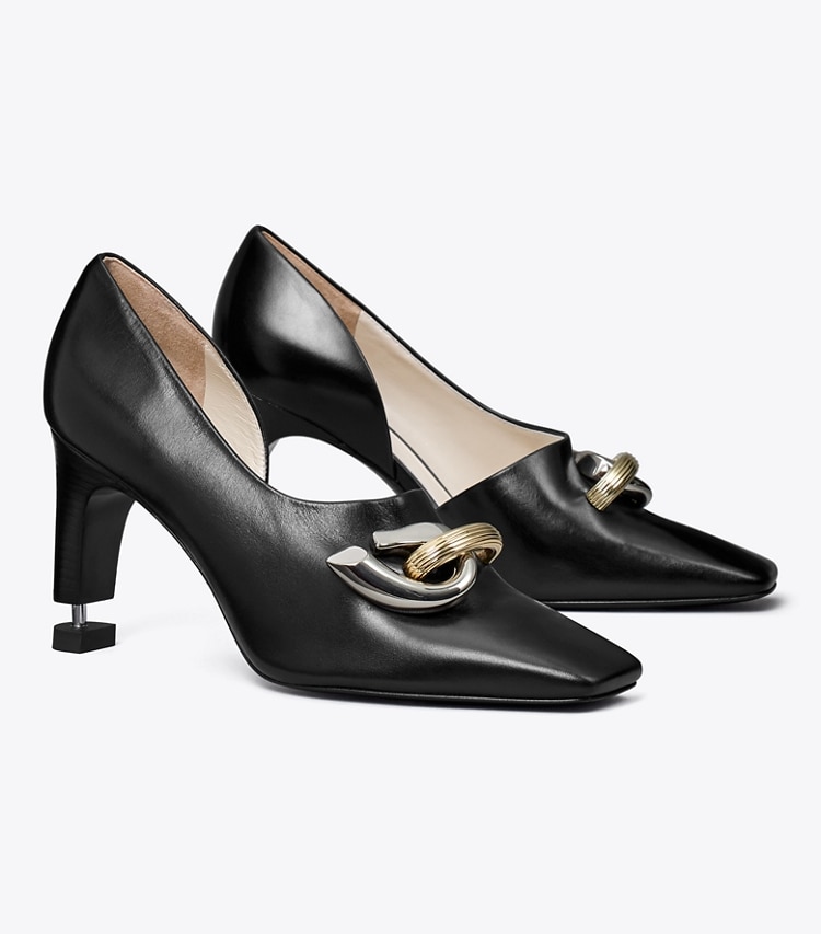 TORY BURCH JESSA DORSAY PUMP - Perfect Black