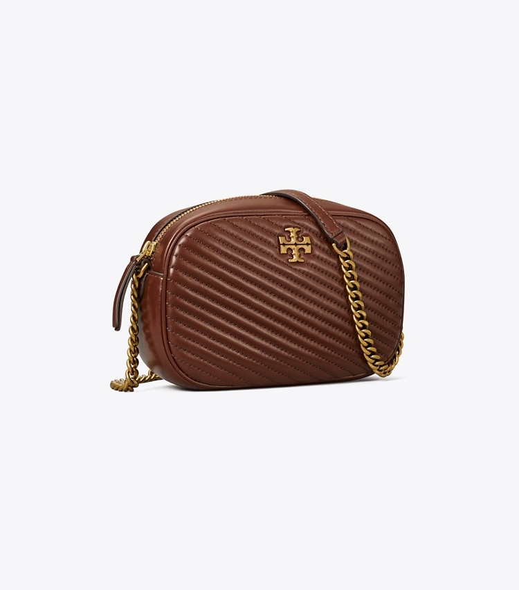 TORY BURCH KIRA CHEVRON MOTO QUILT CAMERA BAG - Tree Branch