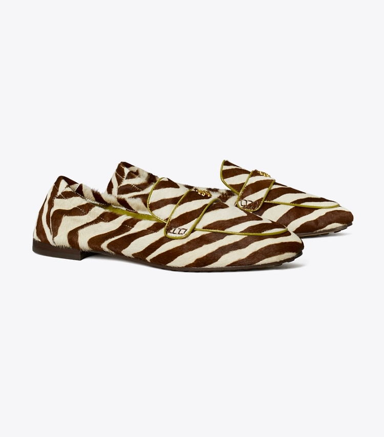 TORY BURCH BALLET LOAFER - Zebra / Algae - Click Image to Close