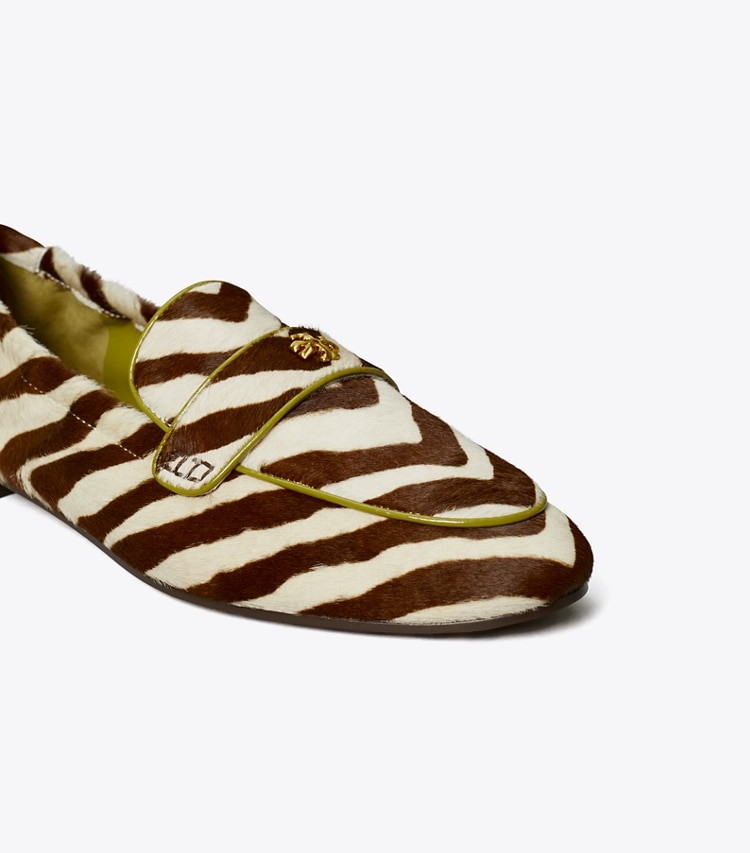 TORY BURCH BALLET LOAFER - Zebra / Algae