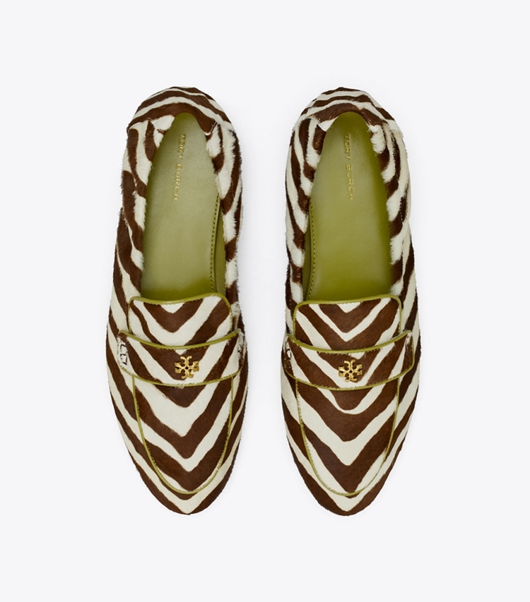 TORY BURCH BALLET LOAFER - Zebra / Algae