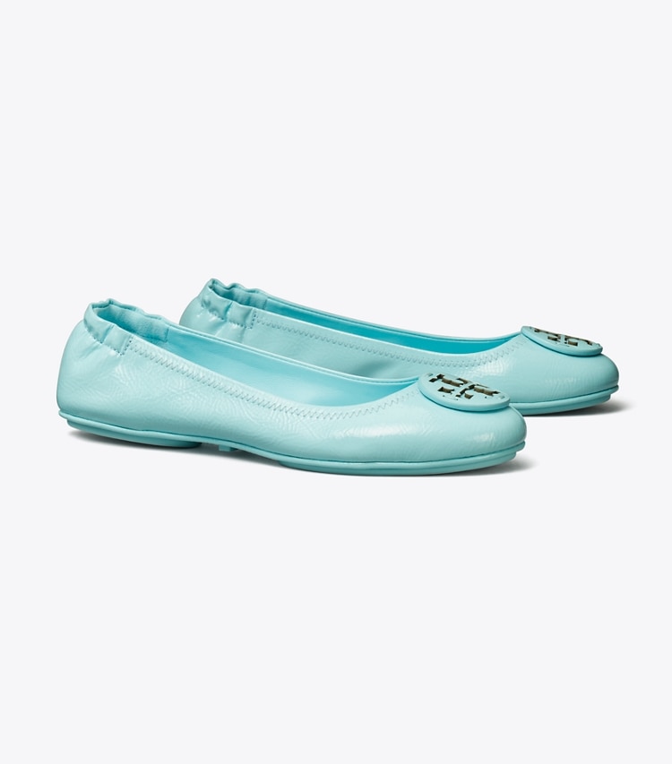 TORY BURCH MINNIE TRAVEL BALLET - Light Blue