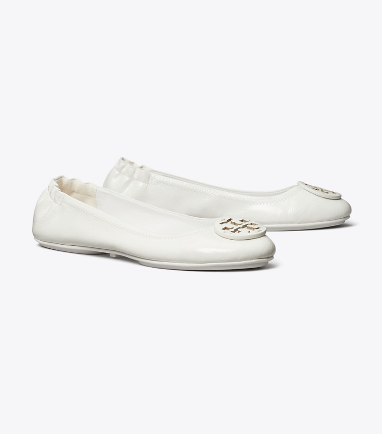 TORY BURCH MINNIE TRAVEL BALLET - Gardenia