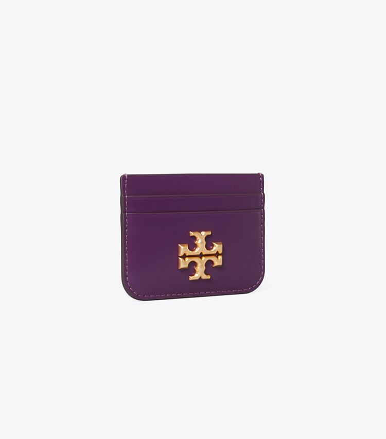 TORY BURCH ELEANOR CARD CASE - Grape Drop