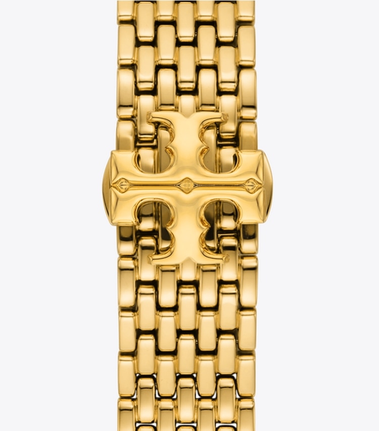 TORY BURCH ELEANOR BAND FOR APPLE WATCH, GOLD-TONE STAINLESS STEEL - Gold