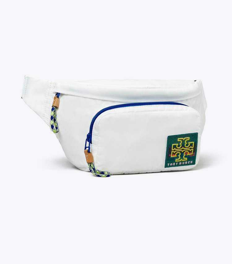 TORY BURCH RIPSTOP BELT BAG - Snow White