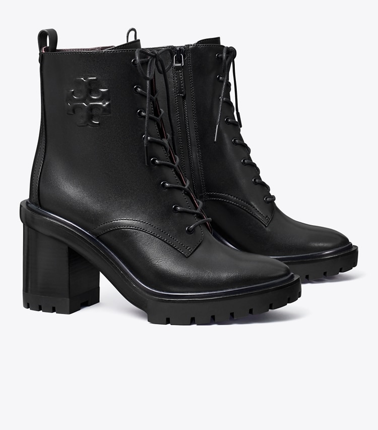 TORY BURCH DOUBLE T LUG BOOT - Perfect Black