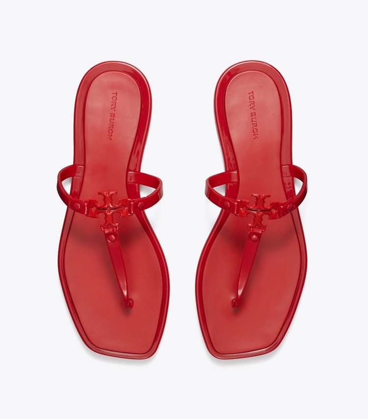 TORY BURCH ROXANNE JELLY - Brilliant Red / Brilliant Red