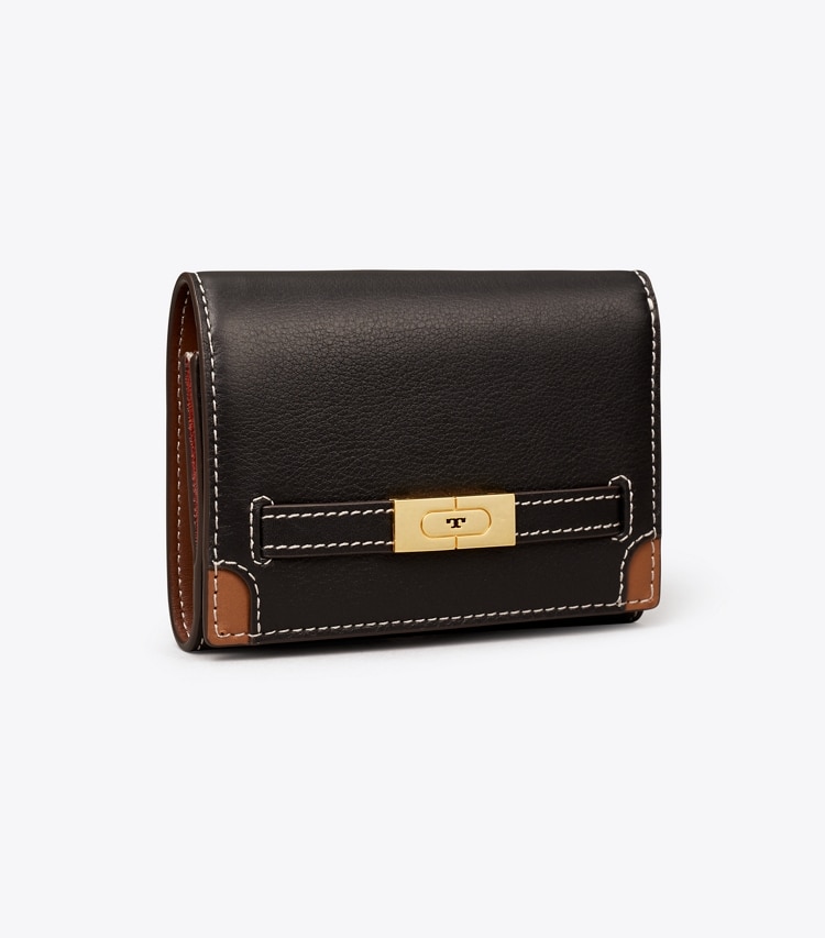 TORY BURCH T MEDIUM WALLET - Black