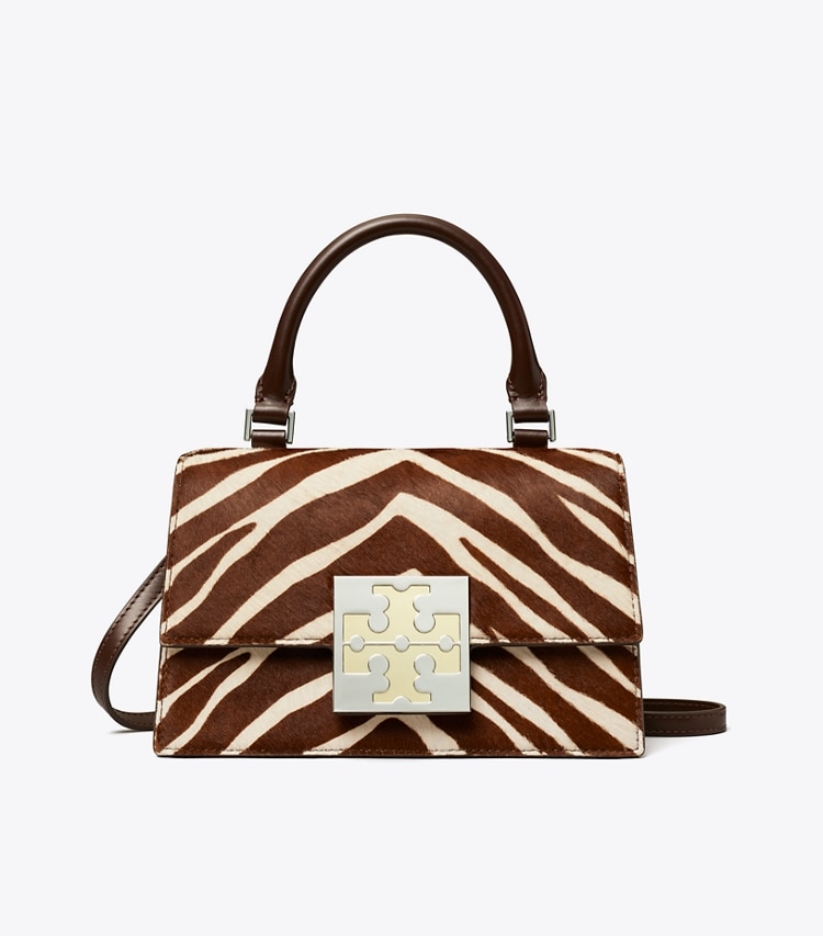 TORY BURCH BON BON CALF HAIR MINI BAG - Multi