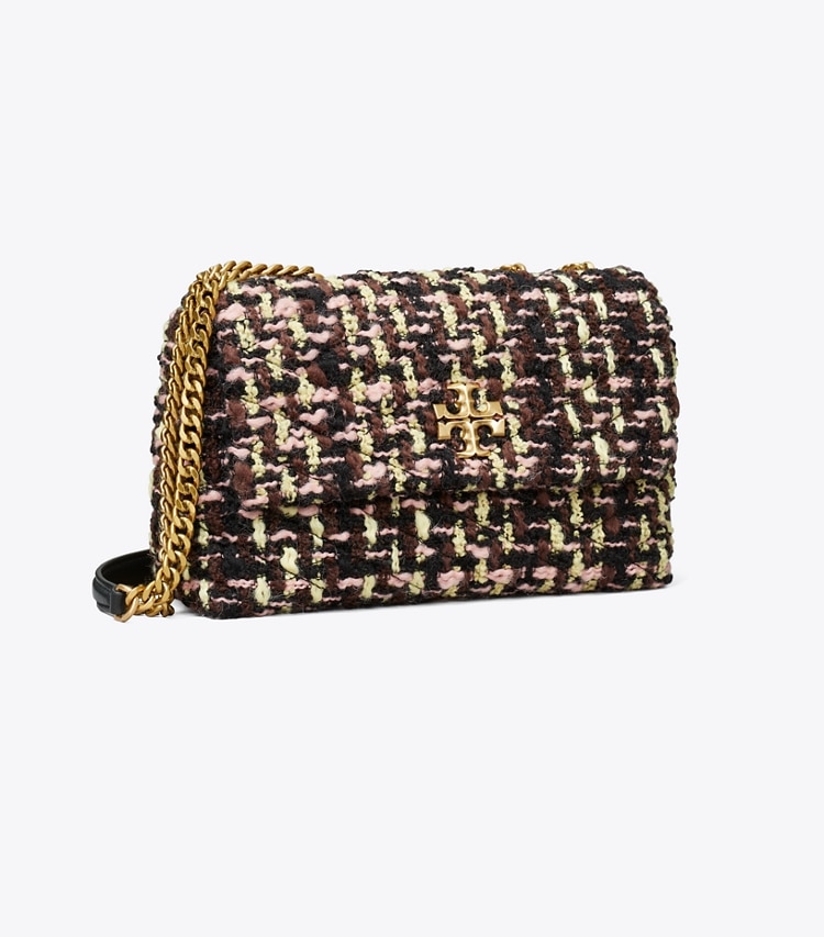 TORY BURCH SMALL KIRA TWEED CONVERTIBLE SHOULDER BAG - Multi