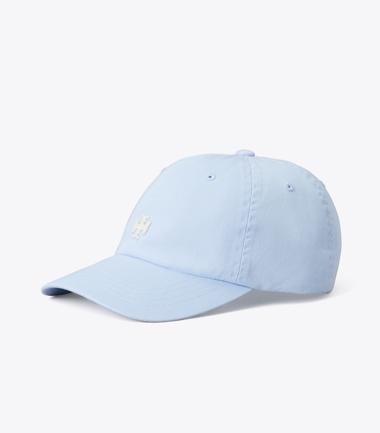 TORY BURCH LOGO CAP - Ice Floe