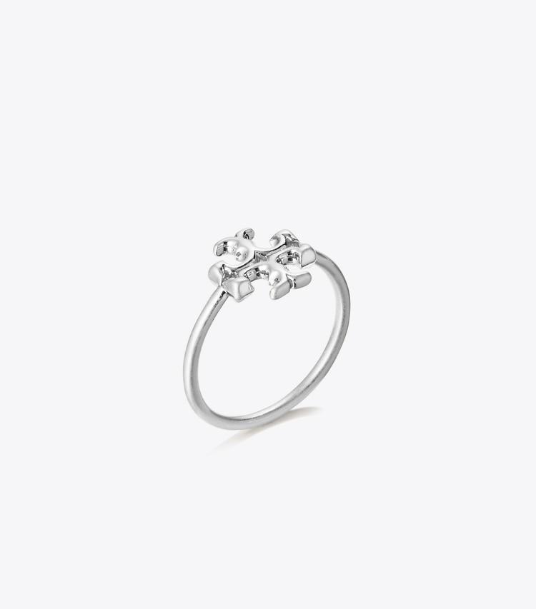 TORY BURCH ELEANOR RING - Tory Silver