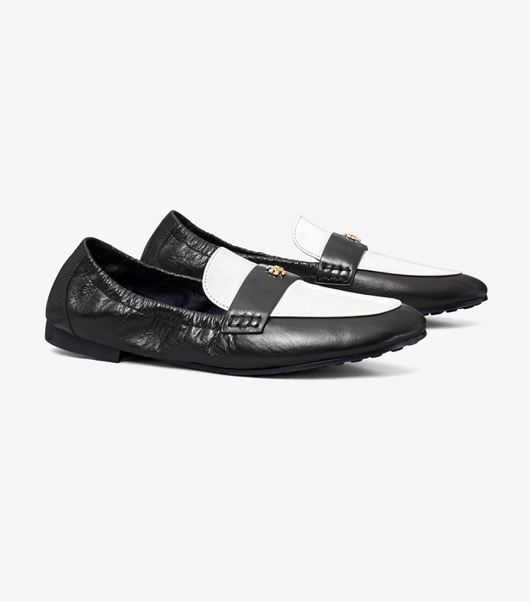 TORY BURCH BALLET LOAFER - Perfect Black / New Ivory