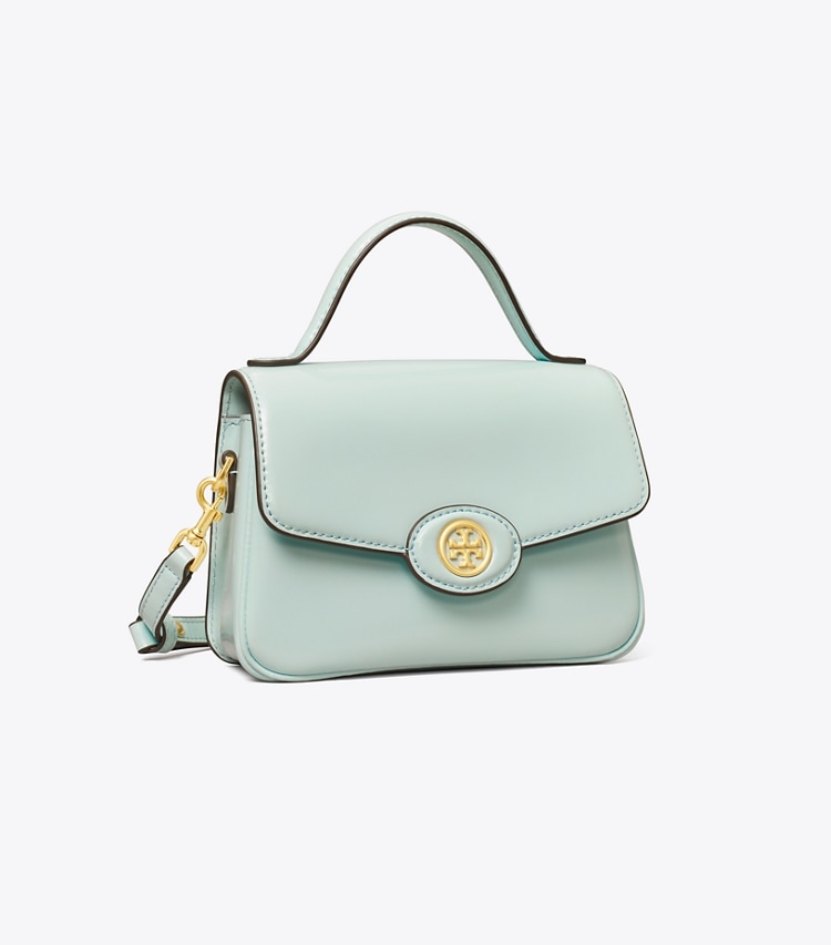 TORY BURCH SMALL ROBINSON SPAZZOLATO TOP-HANDLE BAG - Seabubble