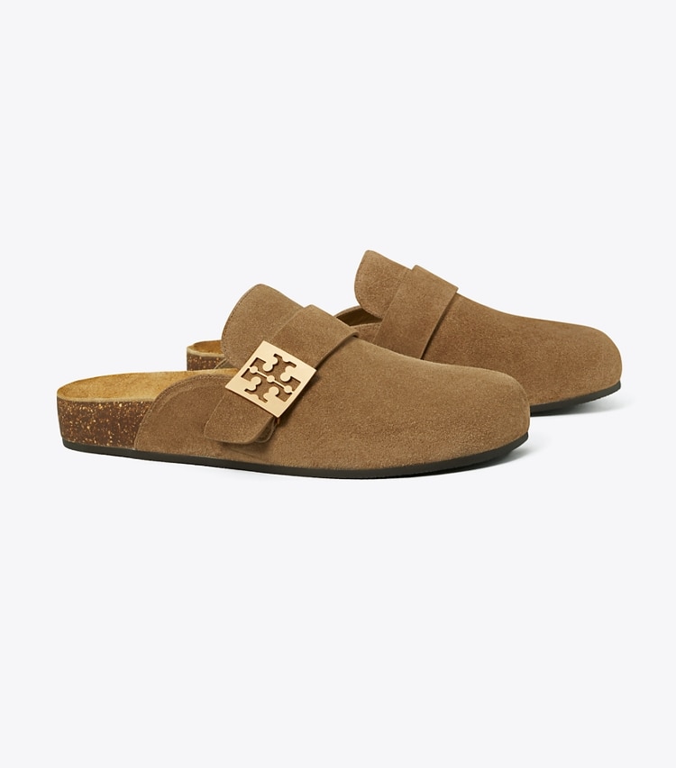 TORY BURCH SUEDE MELLOW MULE - River Rock