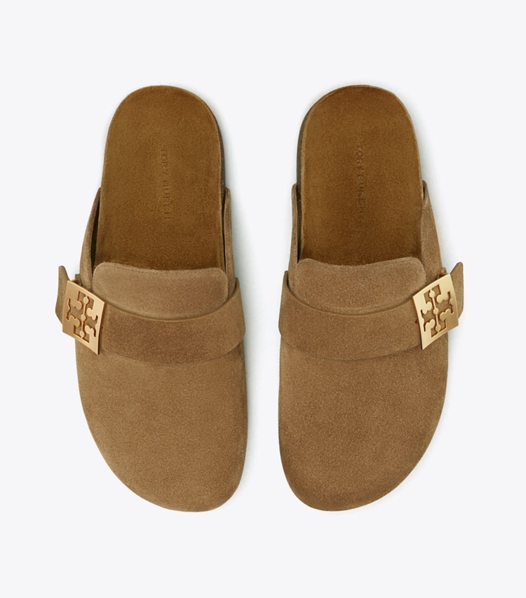 TORY BURCH SUEDE MELLOW MULE - River Rock