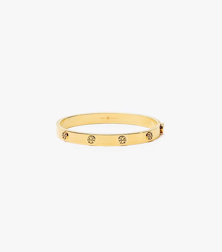 TORY BURCH MILLER STUD HINGE BRACELET, 7MM - Tory Gold