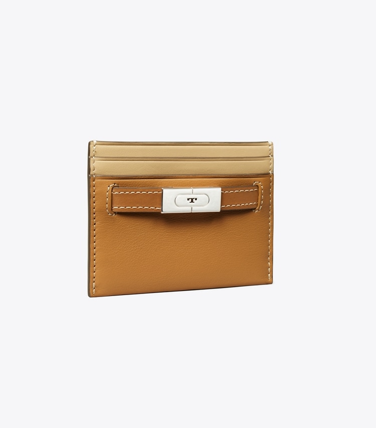 TORY BURCH T CARD CASE - Tiramisu