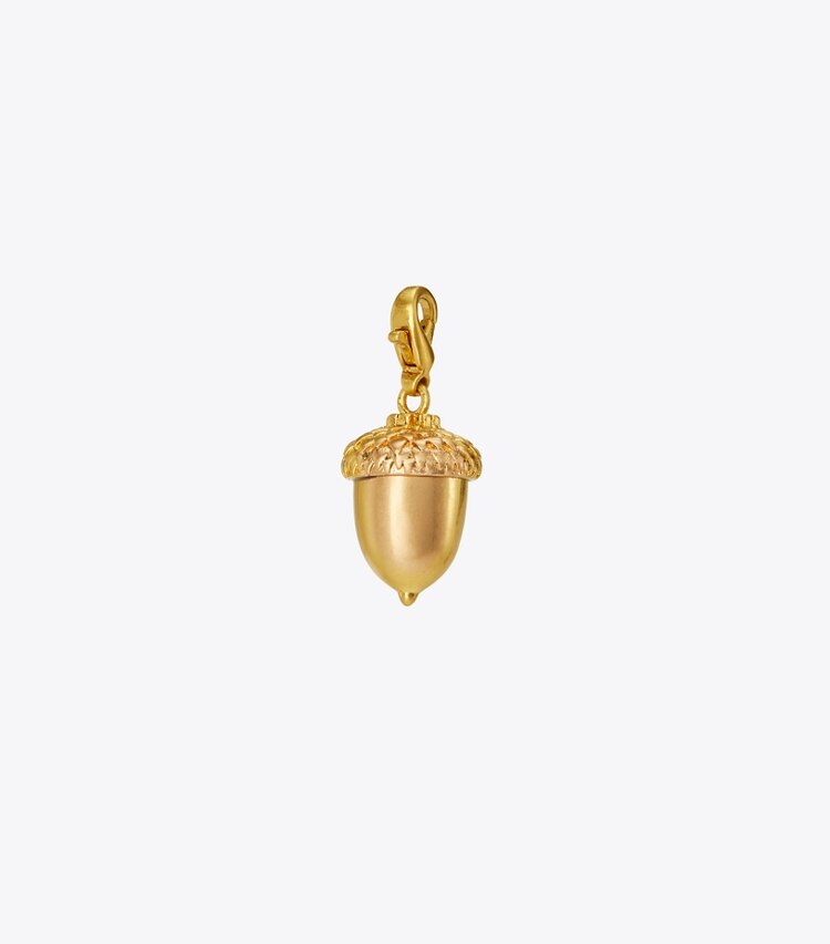 TORY BURCH ACORN CHARM - Tory Gold