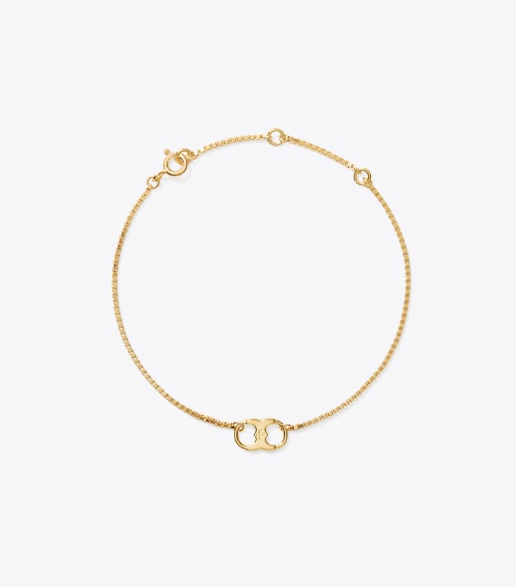 TORY BURCH EMBRACE AMBITION CHAIN BRACELET - Gold - Click Image to Close