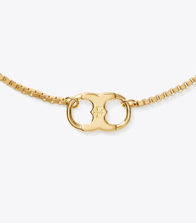 TORY BURCH EMBRACE AMBITION CHAIN BRACELET - Gold - Click Image to Close