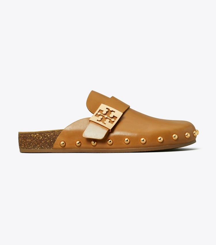 TORY BURCH MELLOW STUDDED MULE - Caramel Corn - Click Image to Close