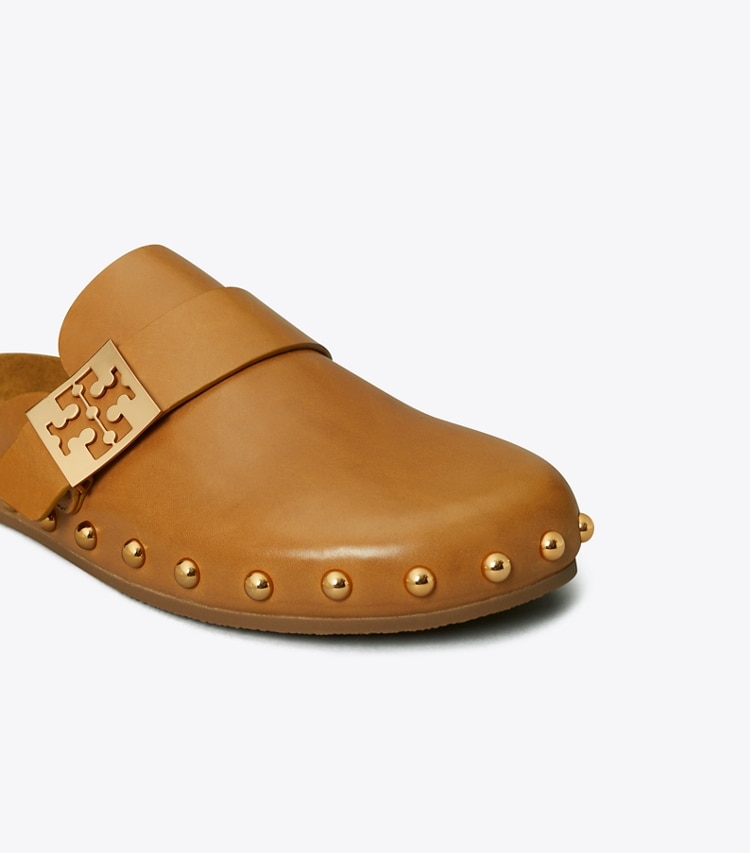 TORY BURCH MELLOW STUDDED MULE - Caramel Corn - Click Image to Close