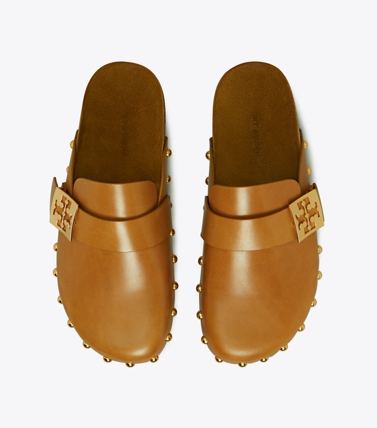 TORY BURCH MELLOW STUDDED MULE - Caramel Corn - Click Image to Close