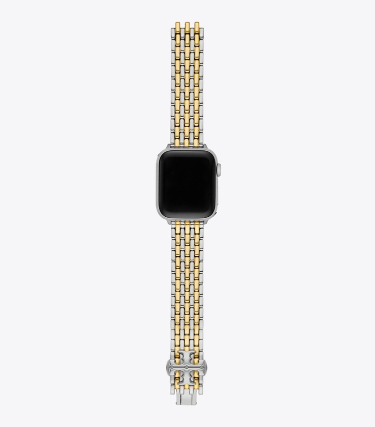 TORY BURCH ELEANOR BAND FOR APPLE WATCH, TWO-TONE GOLD/STAINLESS STEEL - 2 Tone