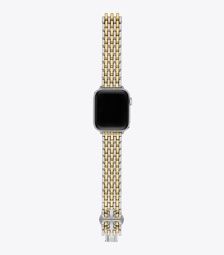 TORY BURCH ELEANOR BAND FOR APPLE WATCH, TWO-TONE GOLD/STAINLESS STEEL - 2 Tone