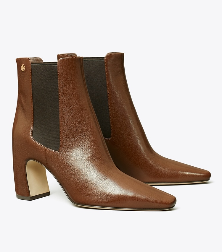 TORY BURCH BANANA CHELSEA BOOT - Coco Brown / Dark Brown