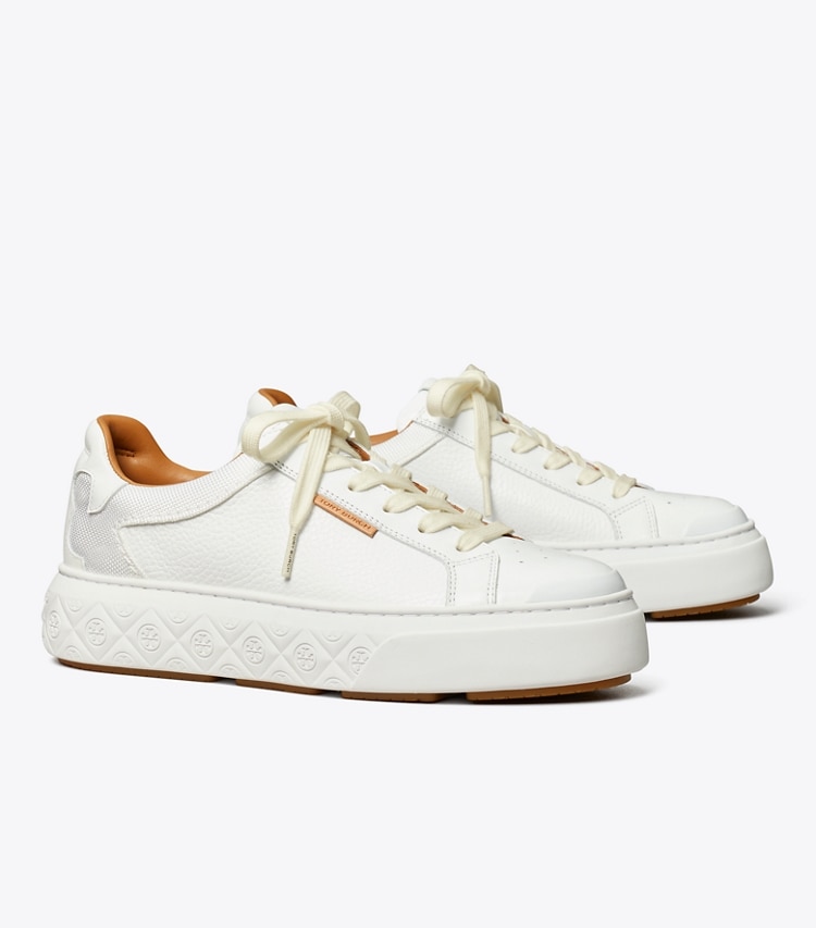 TORY BURCH LADYBUG SNEAKER - White / White / White