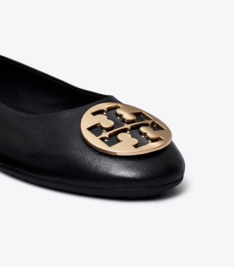 TORY BURCH CLAIRE BALLET - Black - Click Image to Close