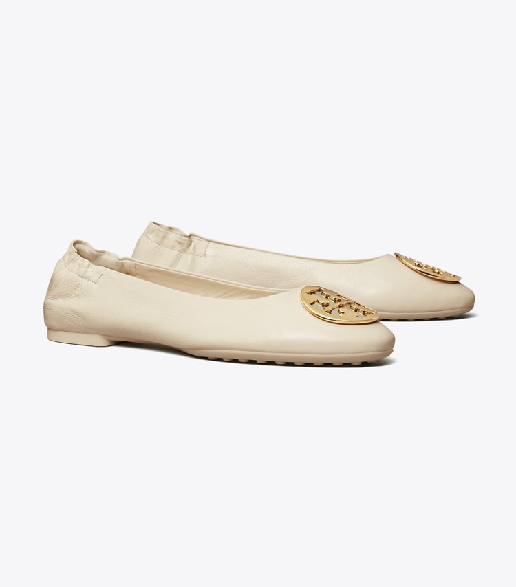 TORY BURCH CLAIRE BALLET - New Ivory